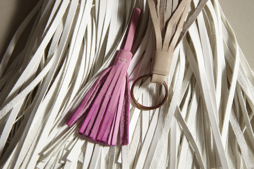 etichette e accessori in pelle lavabile