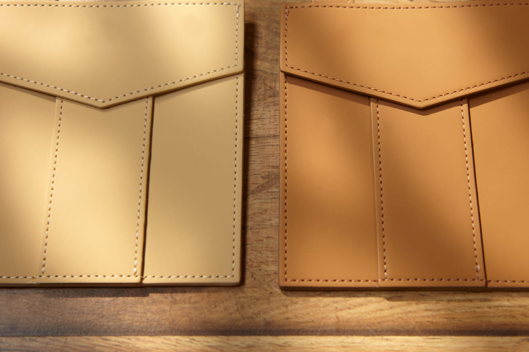 etichette e accessori in pelle lavabile