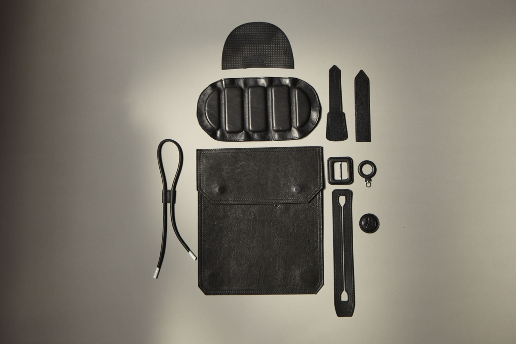 etichette e accessori in pelle lavabile