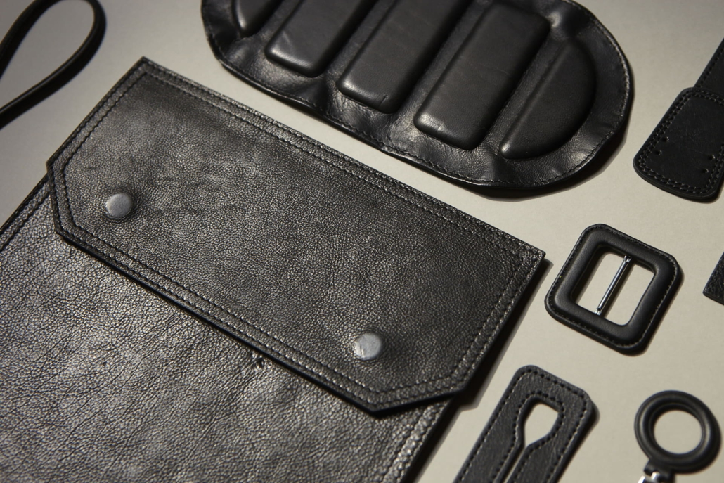 etichette e accessori in pelle lavabile